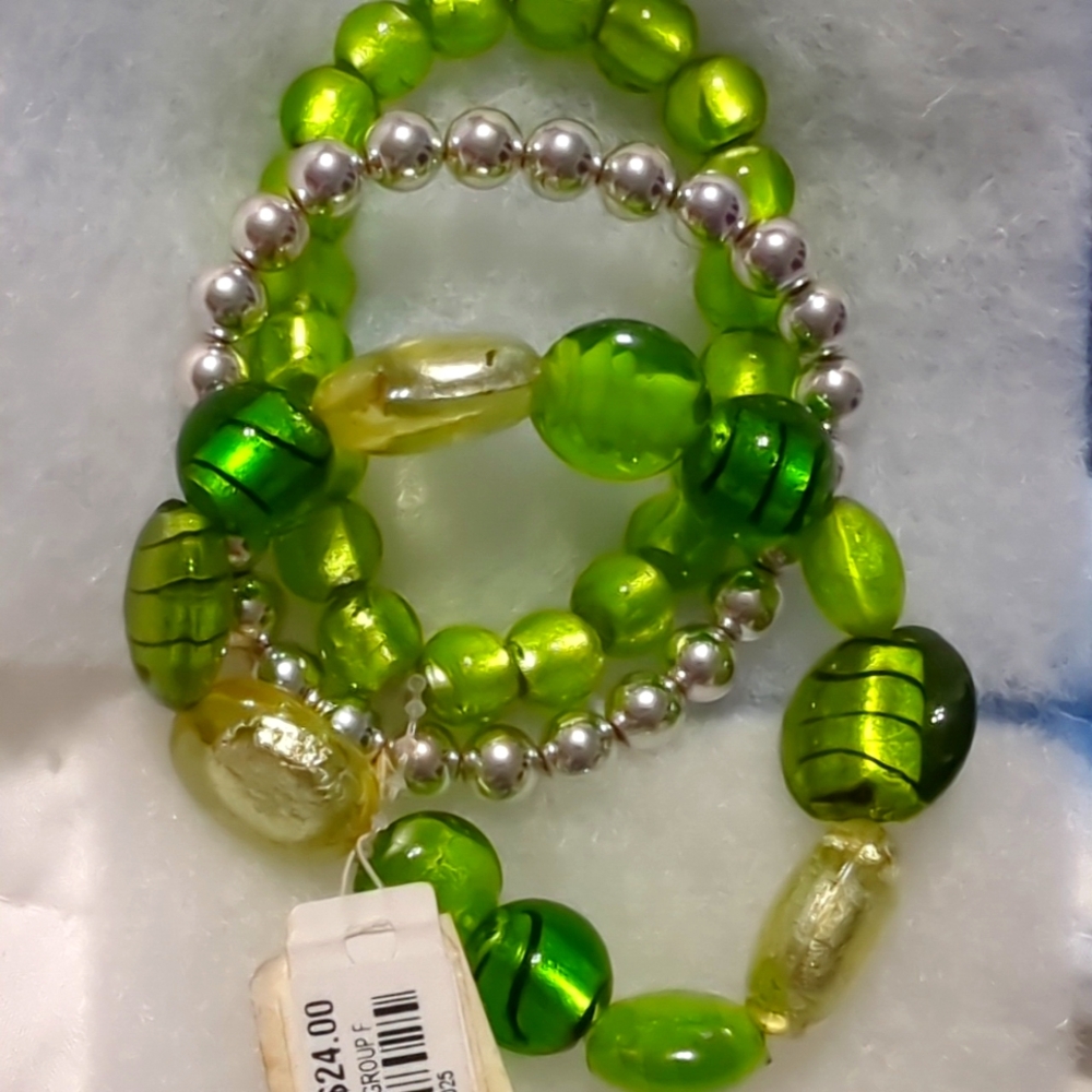Green Bracelet set